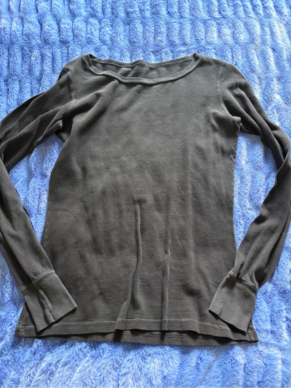 Women's Long-Sleeve Thermal Top — Charcoal
